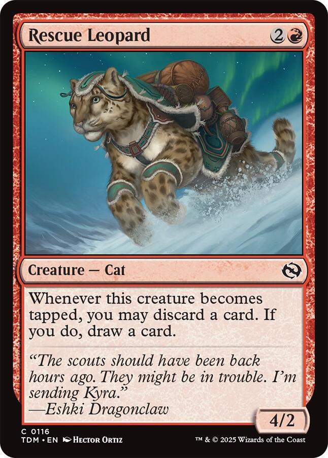 Rescue Leopard - #116