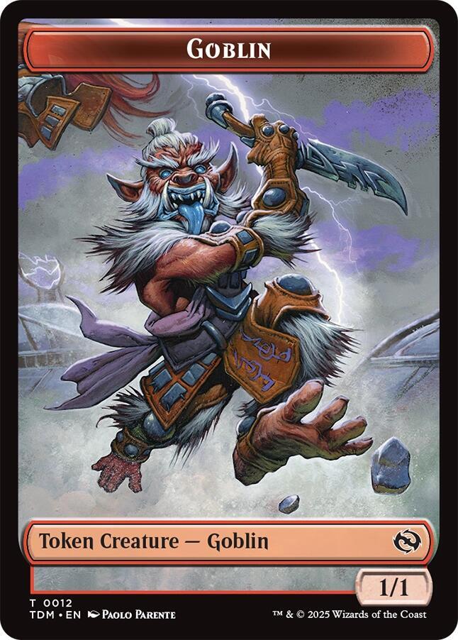 Goblin // Warrior Double-Sided Token - #12 // 13