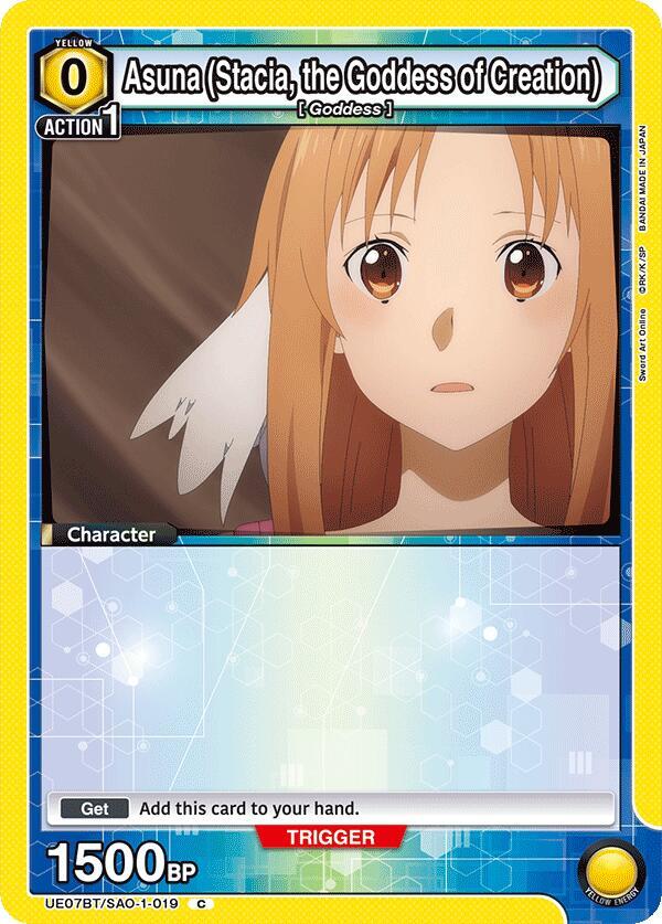 Asuna (Stacia, the Goddess of Creation) (019) #UE07BT/SAO-1-019