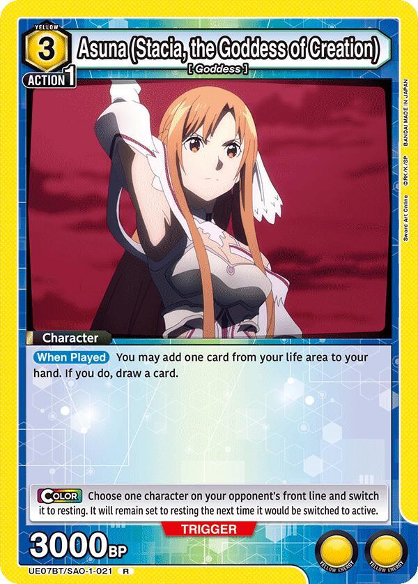 Asuna (Stacia, the Goddess of Creation) (021) #UE07BT/SAO-1-021