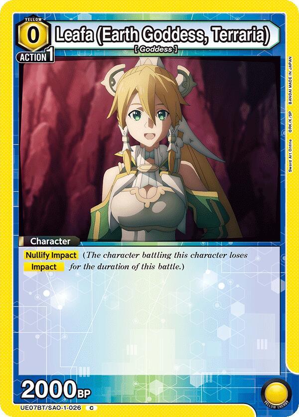 Leafa (Earth Goddess, Terraria) (026) #UE07BT/SAO-1-026