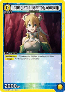Leafa (Earth Goddess, Terraria) (026) #UE07BT/SAO-1-026