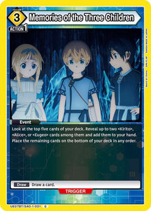 Memories of the Three Children #UE07BT/SAO-1-031
