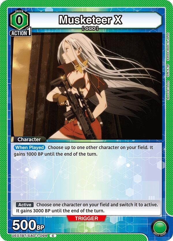Musketeer X #UE07BT/SAO-1-094