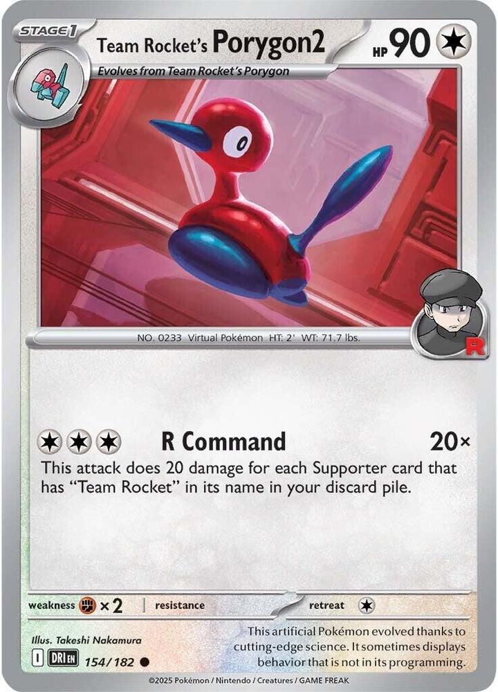 Team Rocket's Porygon2 - #154/182