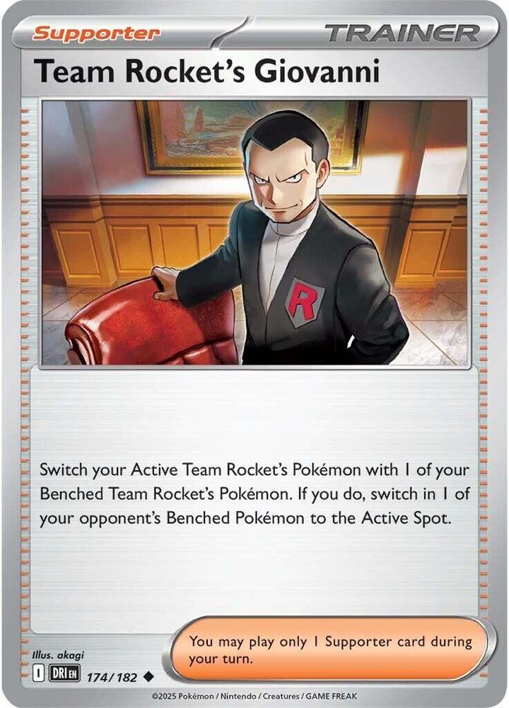 Team Rocket's Giovanni - #174/182