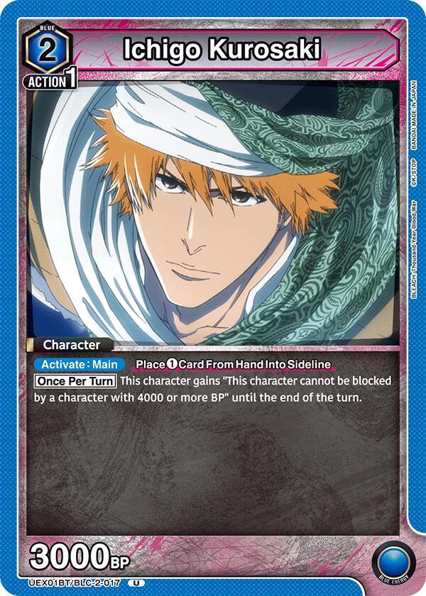 Ichigo Kurosaki (017) - #UEX01BT/BLC-2-017