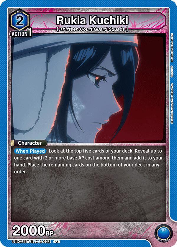 Rukia Kuchiki (032) - #UEX01BT/BLC-2-032
