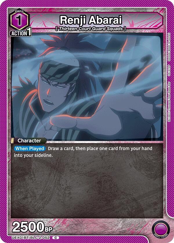 Renji Abarai (052) - #UEX01BT/BLC-2-052