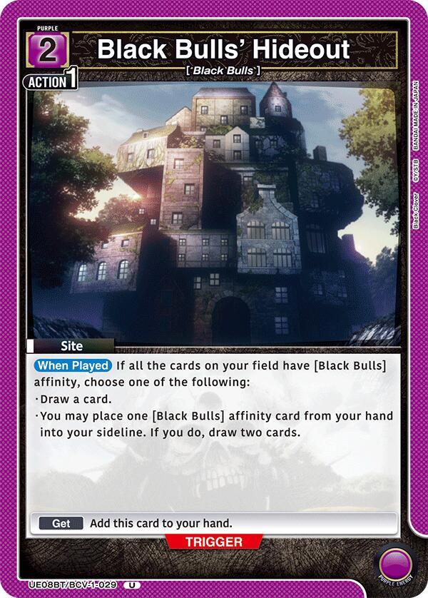 Black Bulls' Hideout - #UE08BT/BCV-1-029