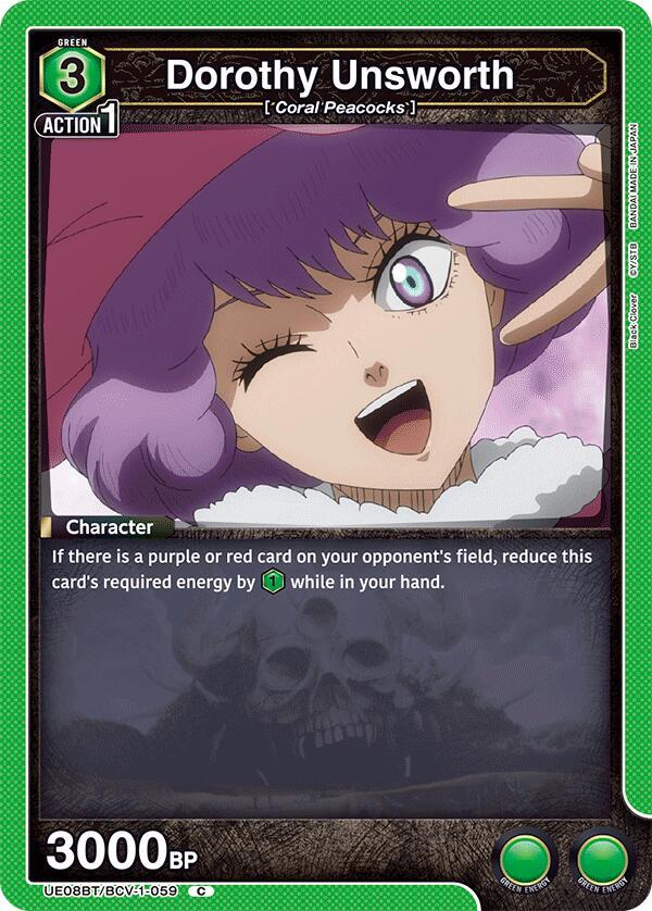 Dorothy Unsworth - #UE08BT/BCV-1-059