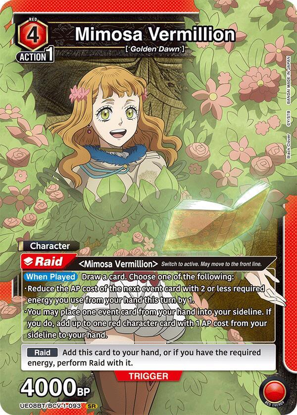 Mimosa Vermillion (093) - #UE08BT/BCV-1-093