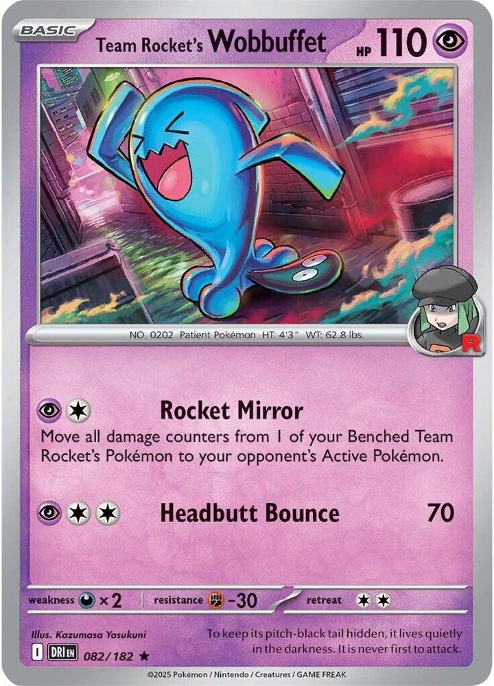 Team Rocket's Wobbuffet - #082/182