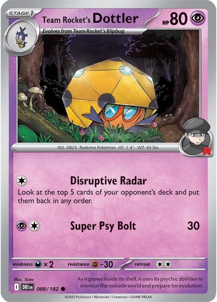 Team Rocket's Dottler - #088/182