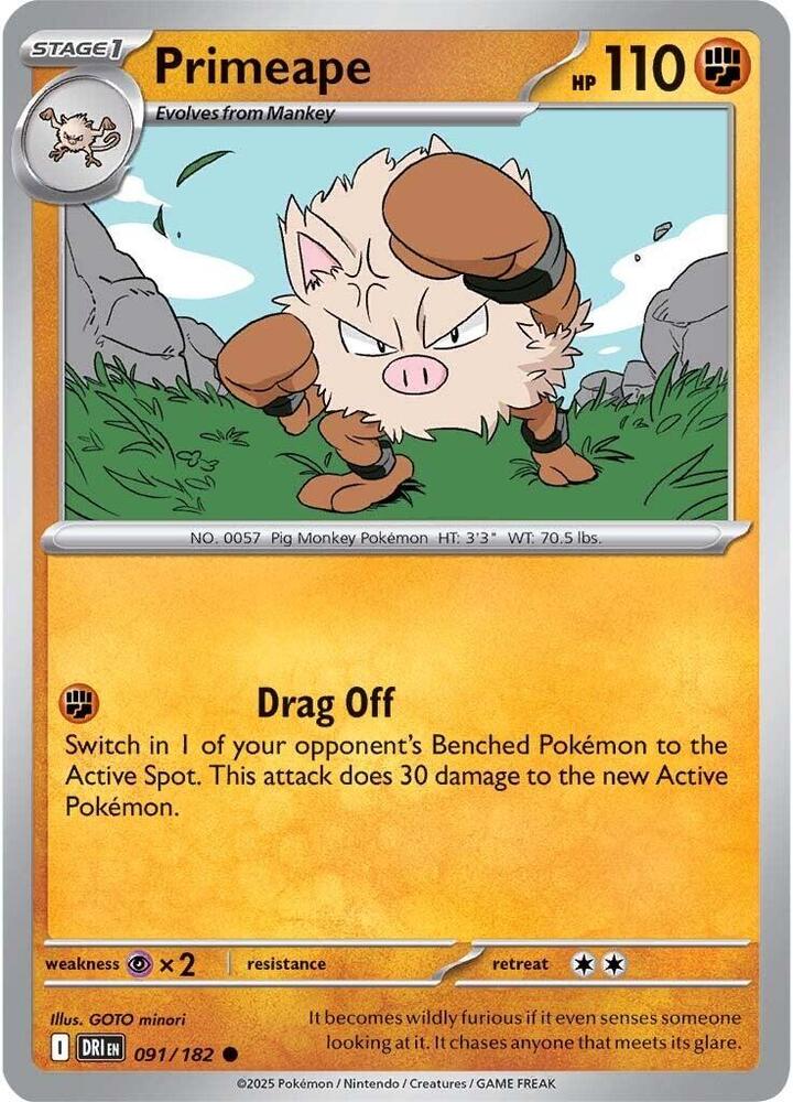 Primeape - #091/182