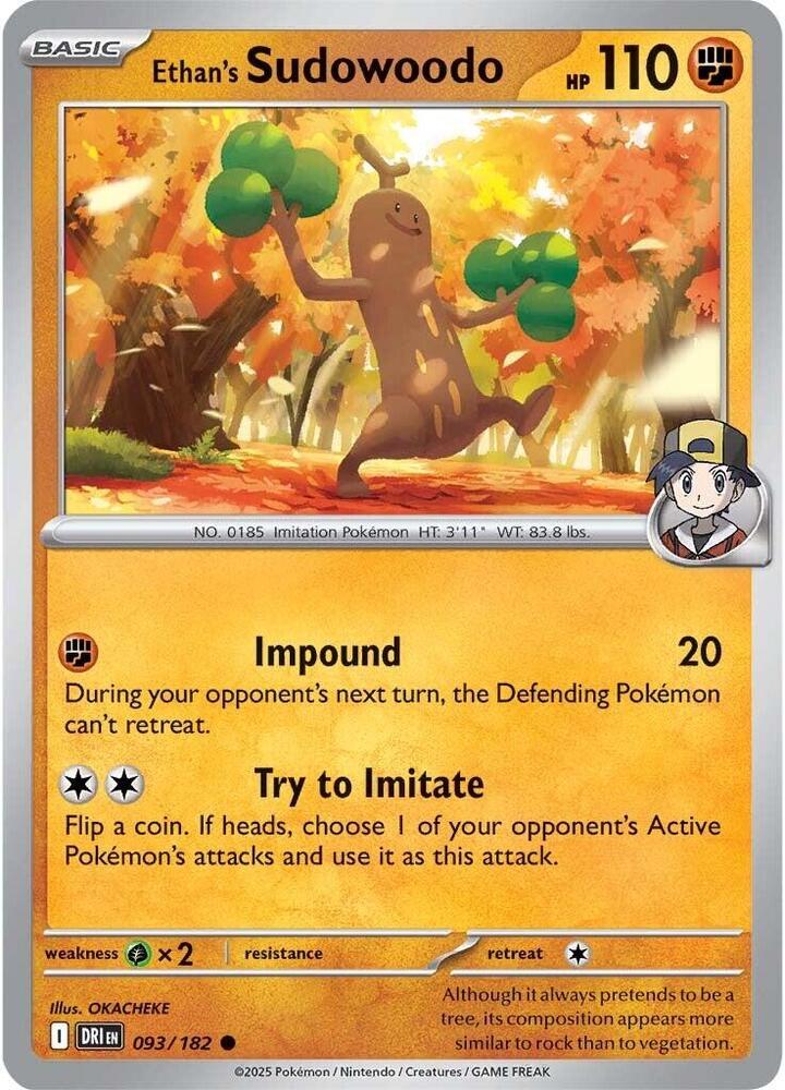 Ethan's Sudowoodo - #093/182