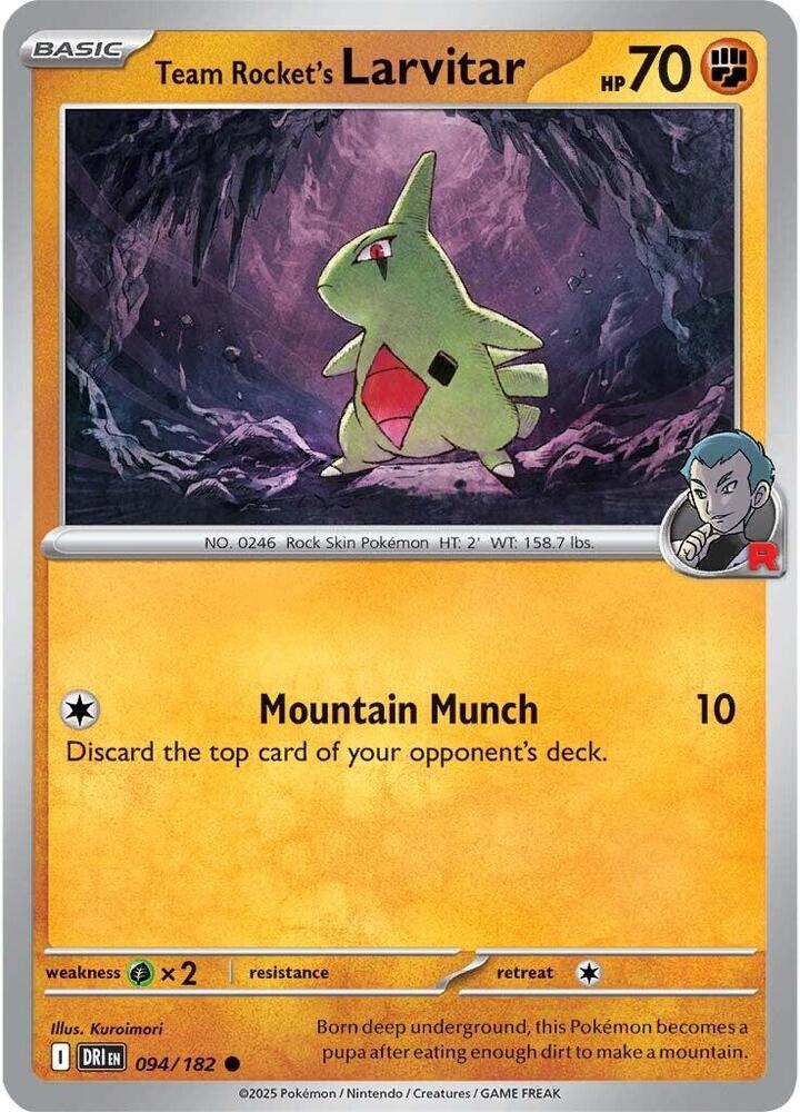 Team Rocket's Larvitar - #094/182
