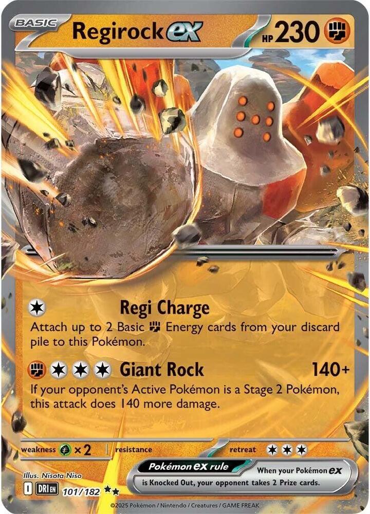 Regirock ex - #101/182