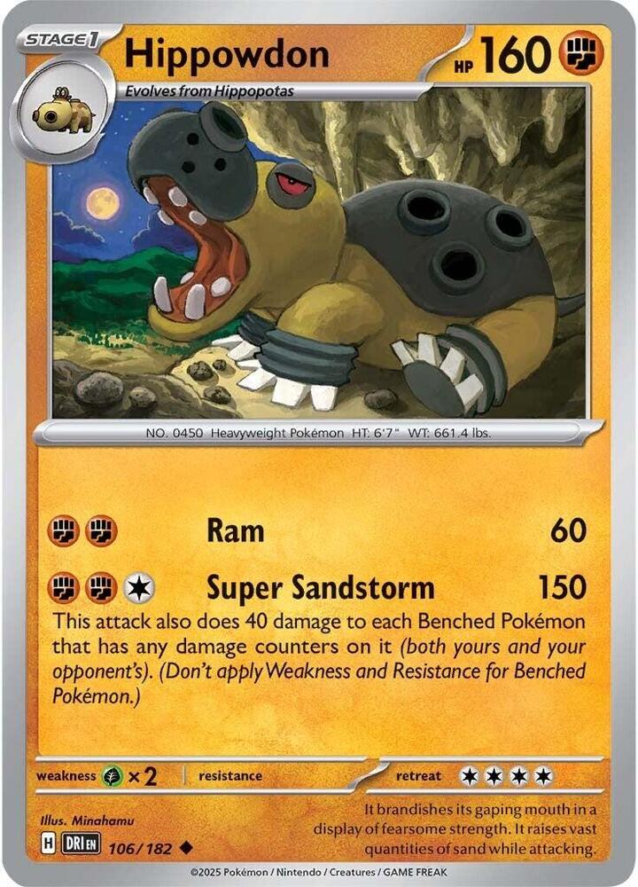 Hippowdon - #106/182