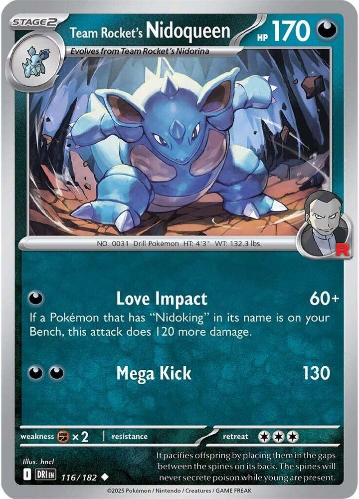Team Rocket's Nidoqueen - #116/182