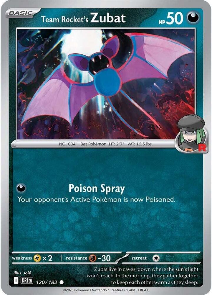 Team Rocket's Zubat - #120/182