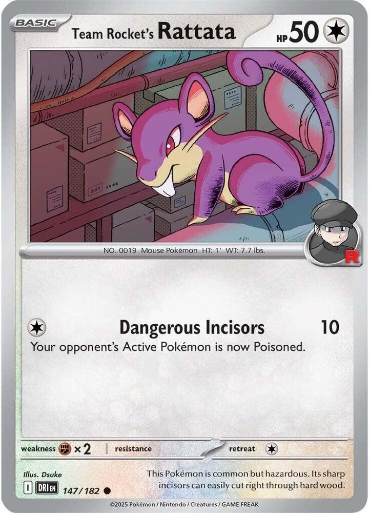 Team Rocket's Rattata - #147/182