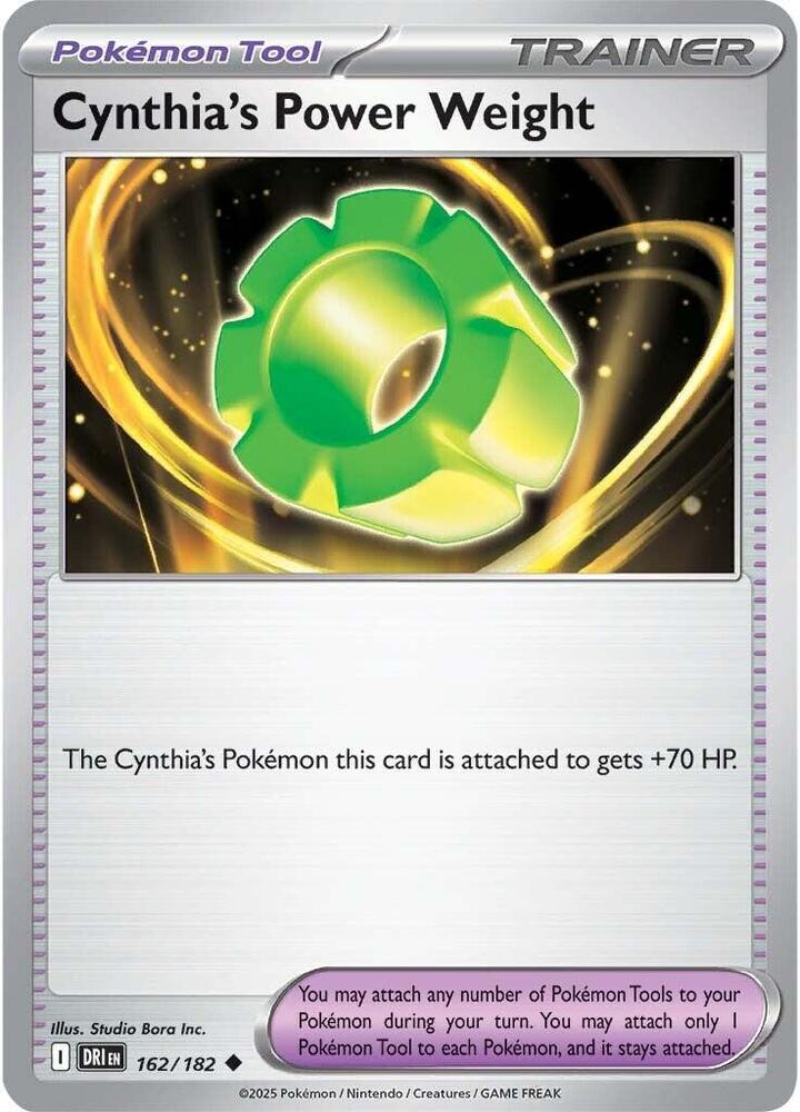 Cynthia's Power Weight - #162/182