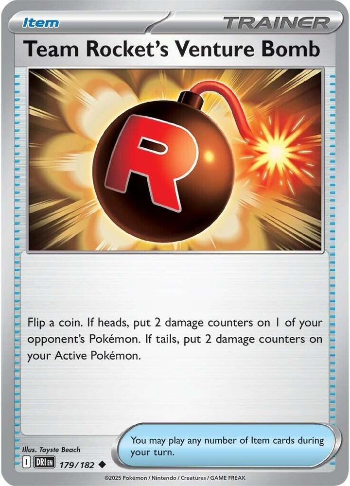 Team Rocket's Venture Bomb - #179/182