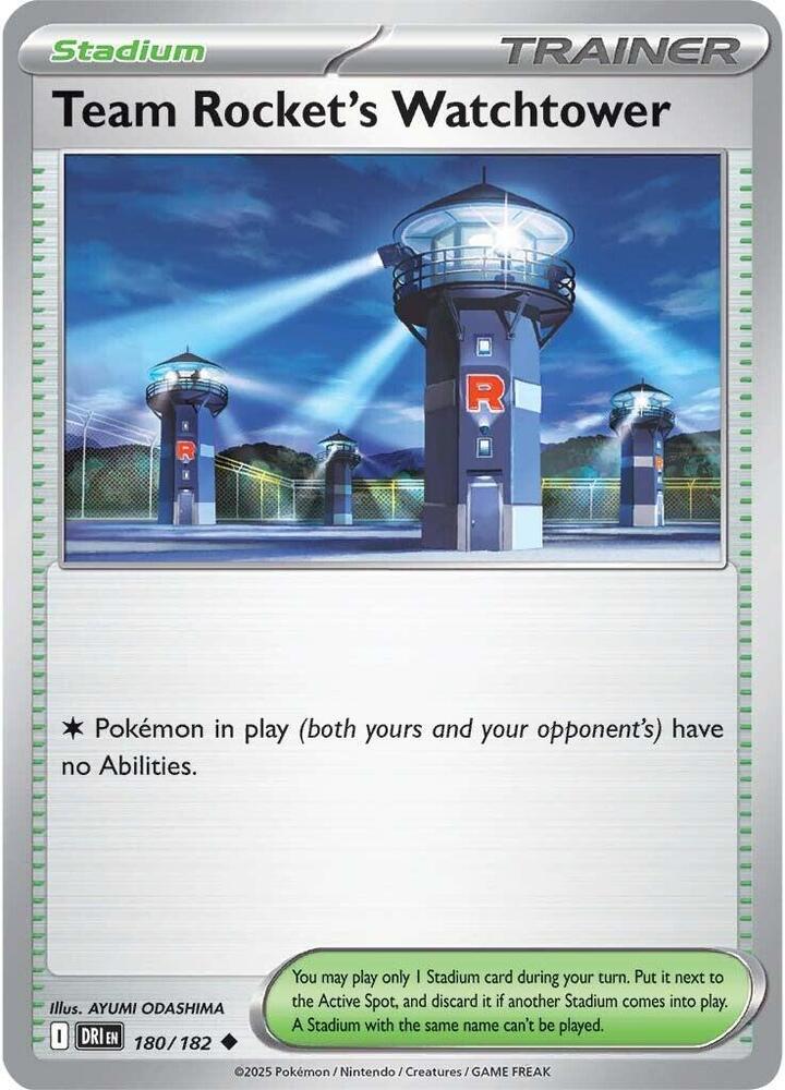 Team Rocket's Watchtower - #180/182