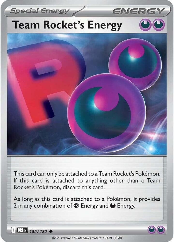 Team Rocket's Energy - #182/182