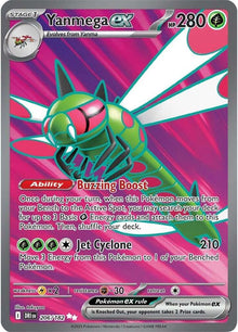 Yanmega ex - 206/182 - #206/182