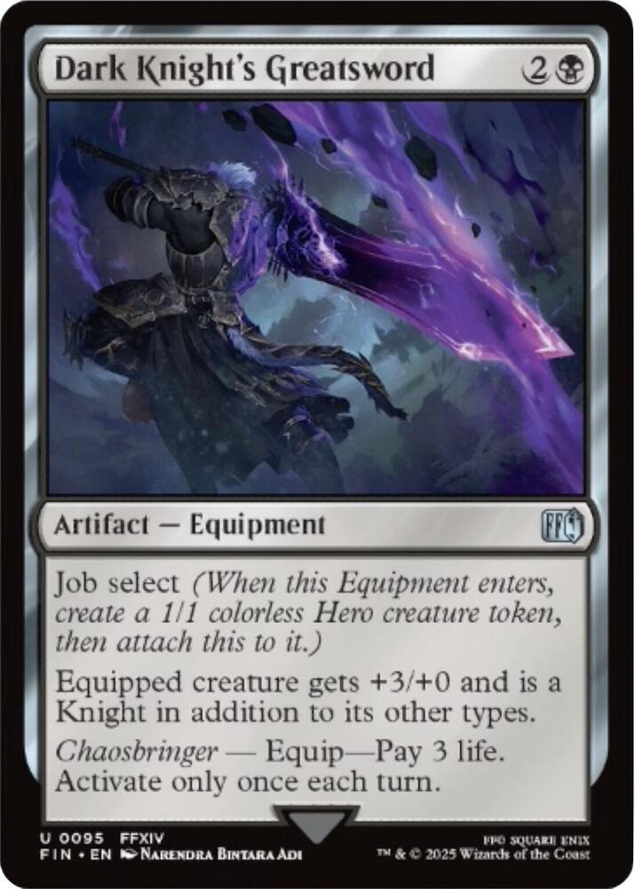 Dark Knight's Greatsword - #95