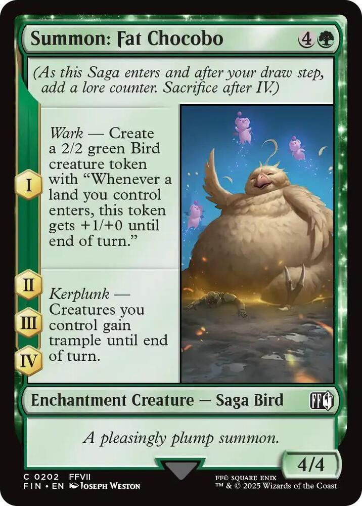 Summon: Fat Chocobo - #202
