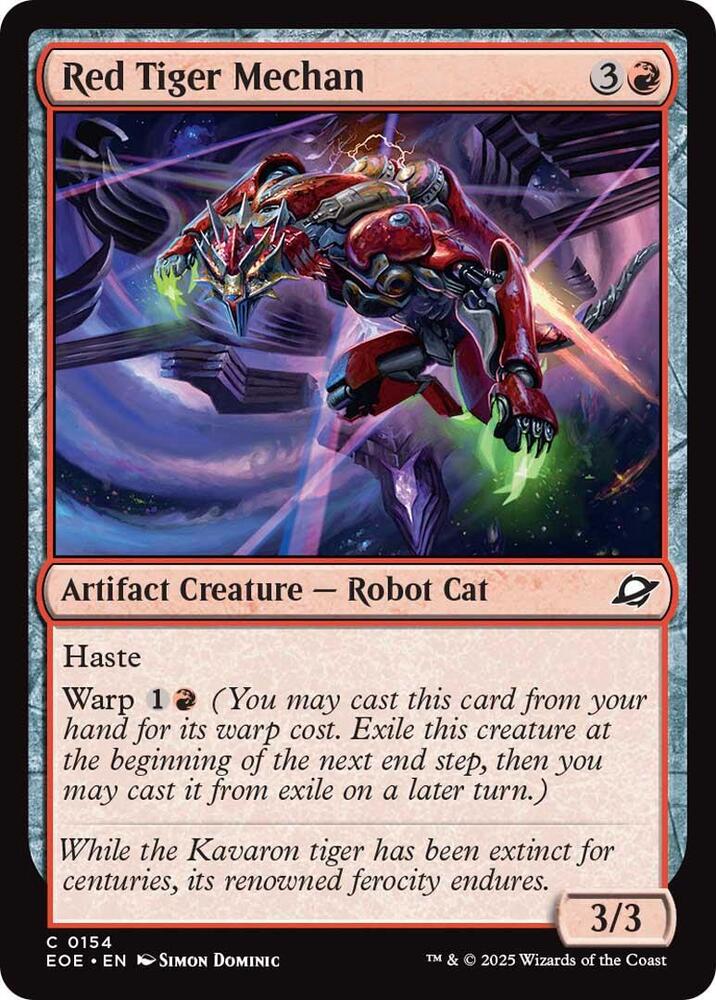 Red Tiger Mechan - #154