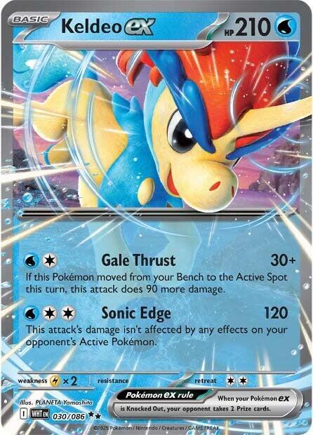 Keldeo ex - #030/086