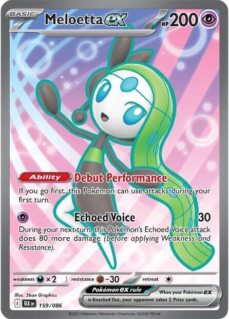 Meloetta ex - 159/086 - #159/086