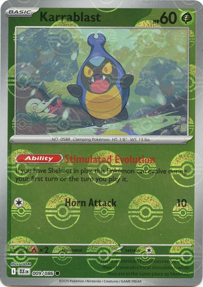 Karrablast (Poke Ball Pattern) - #009/086