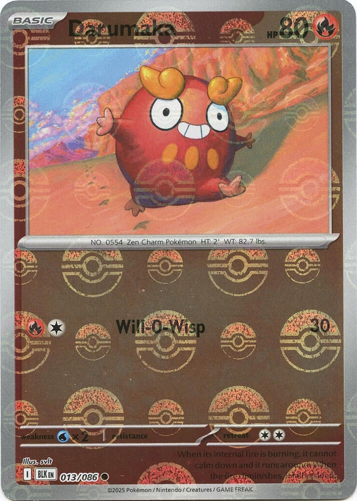 Darumaka (Poke Ball Pattern) - #013/086
