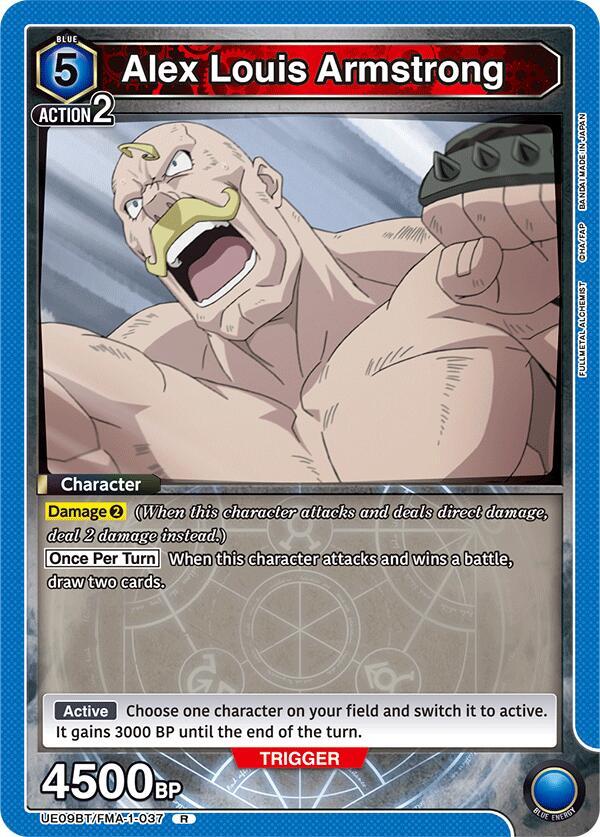 Alex Louis Armstrong (037) - #UE09BT/FMA-1-037