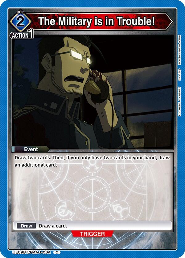 The Military is in Trouble! - #UE09BT/FMA-1-064