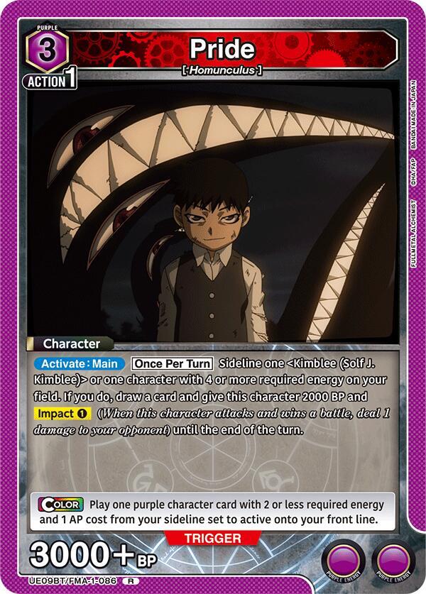 Pride (086) - #UE09BT/FMA-1-086
