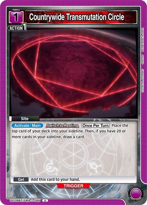 Countrywide Transmutation Circle - #UE09BT/FMA-1-095
