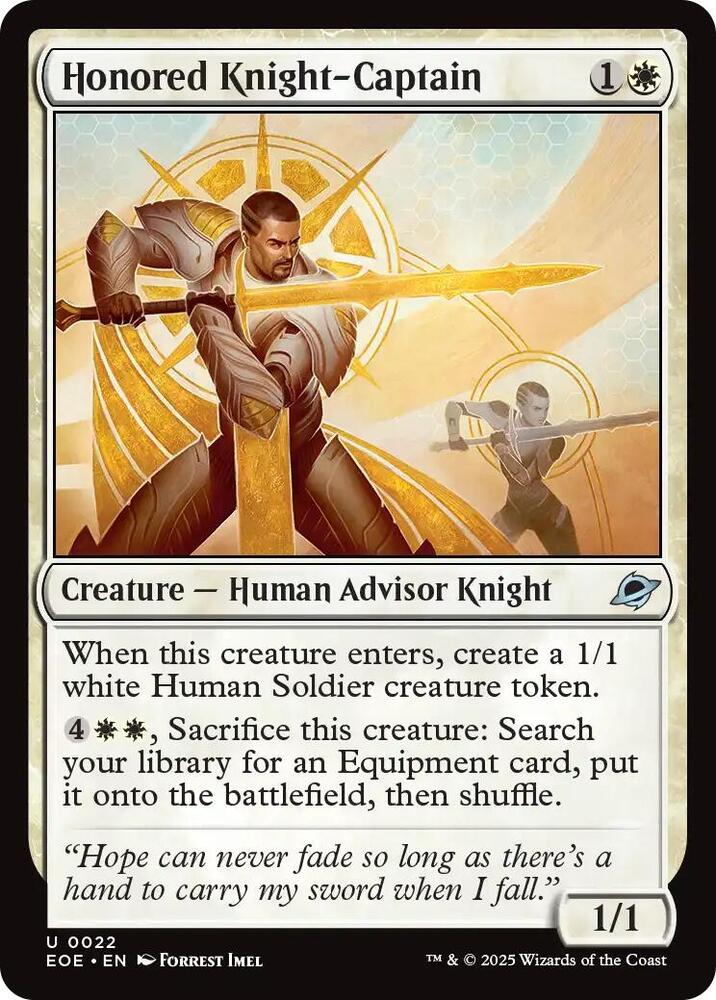 Honored Knight-Captain - #22