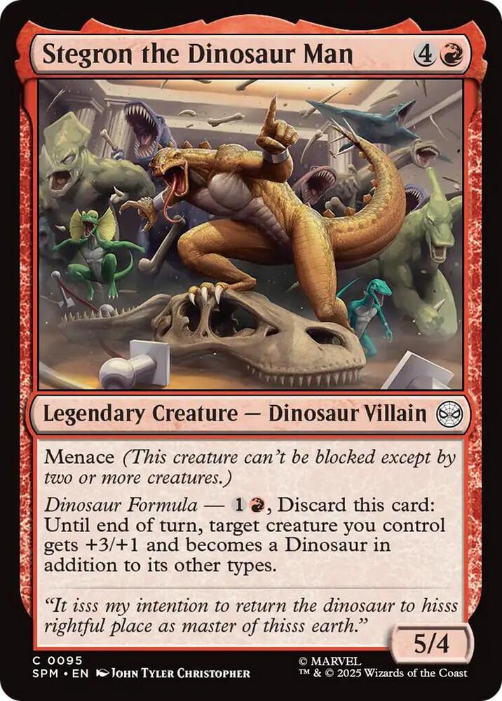 Stegron the Dinosaur Man - #95