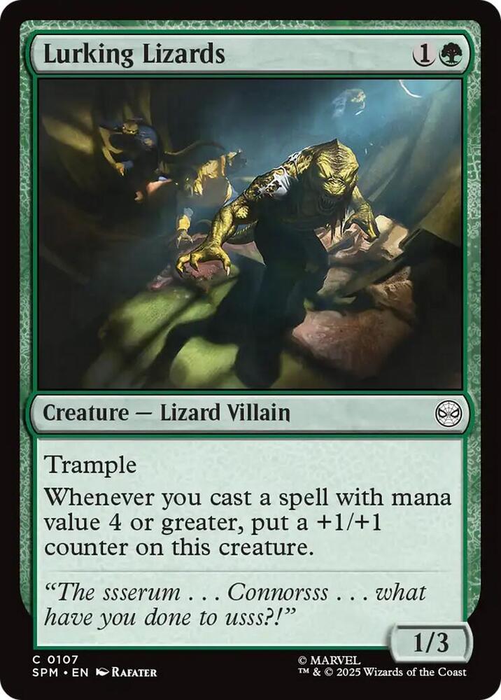 Lurking Lizards - #107
