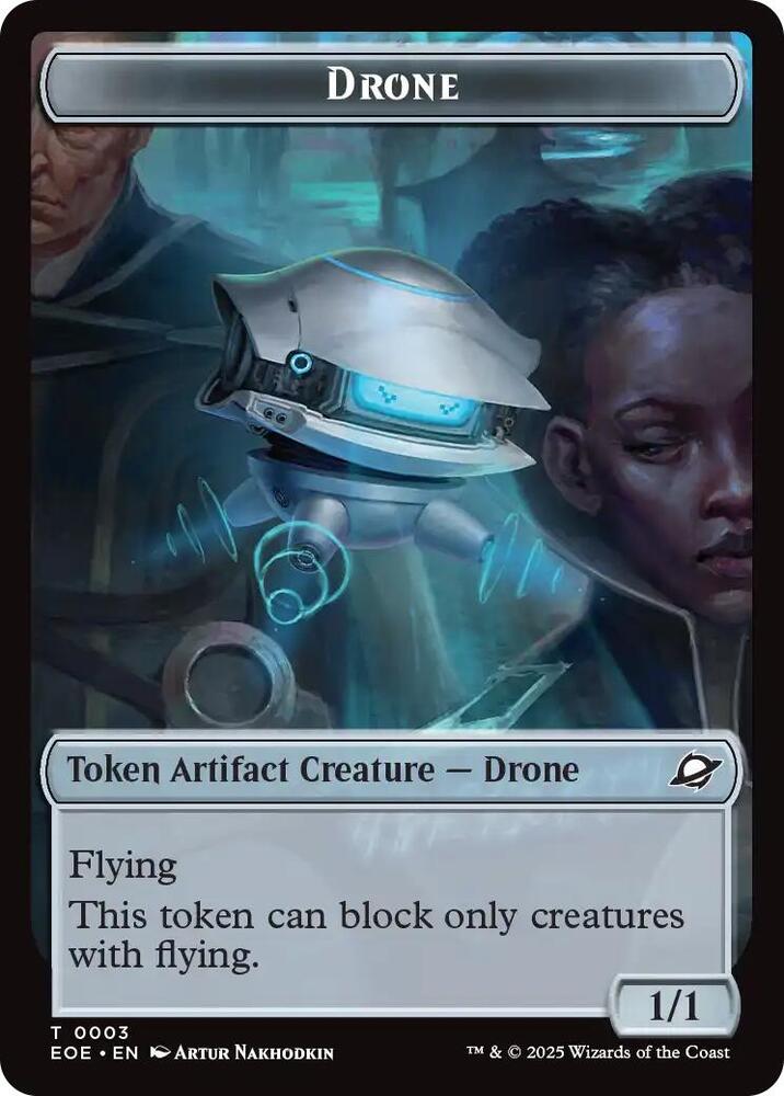 Drone // Lander (0005) Doubled-Sided Token - #3 // 5