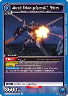 Akatsuki Follow-Up Specs (C.C. Fighter) #UEX03BT/CGH-2-025