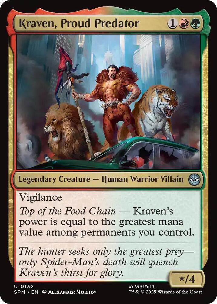 Kraven, Proud Predator - #132