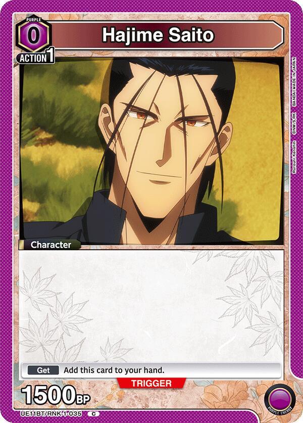 Hajime Saito (035) - #UE11BT/RNK-1-035