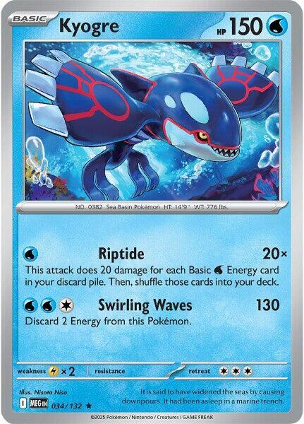 Kyogre - #034/132